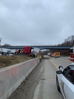 Truck crash 1-2-19