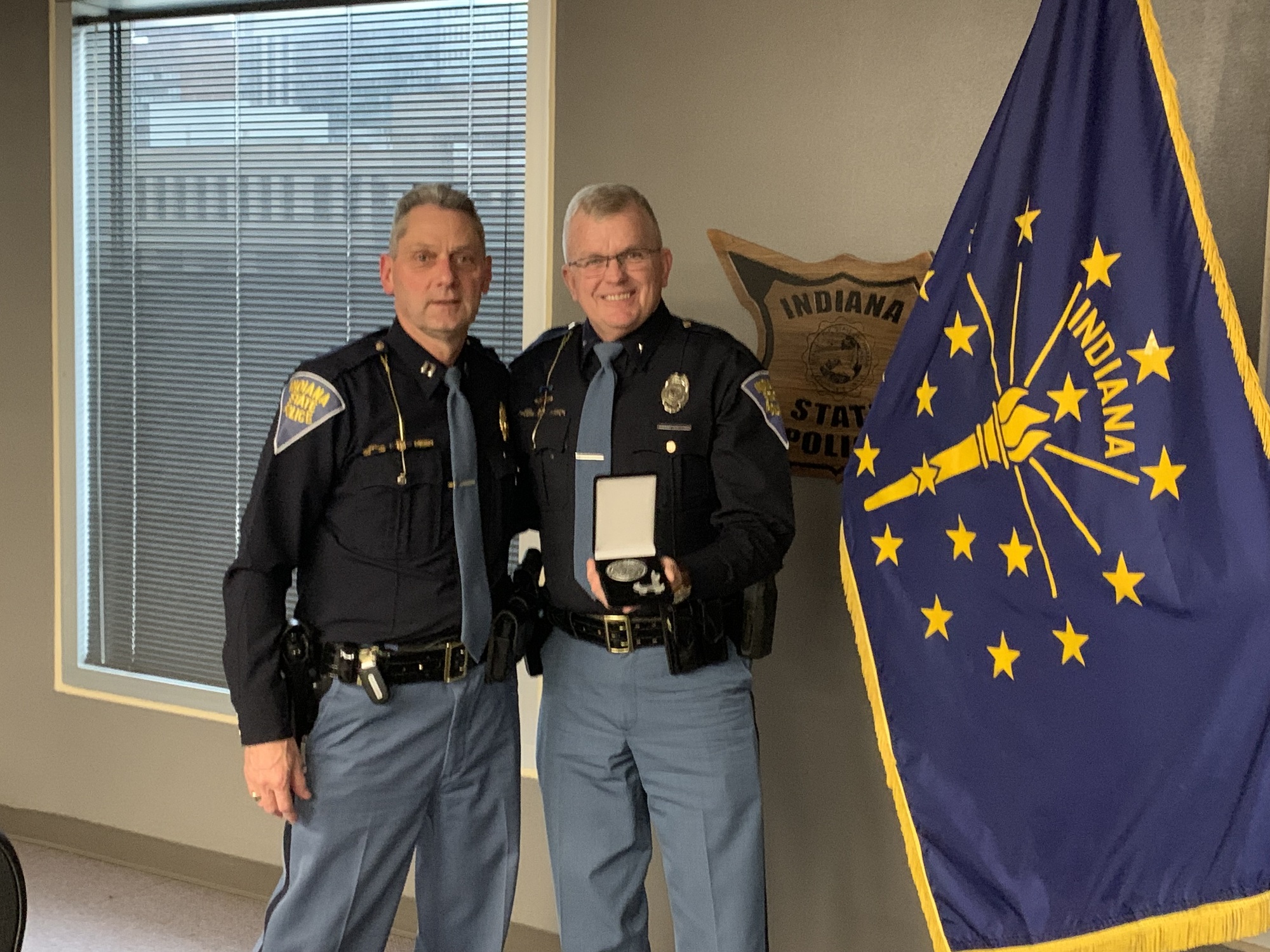 ISP Captain, Steuben County Resident- Recognized For 35 Years Of Service