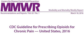 Chronic Pain MMWR