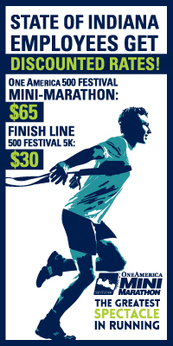 Mini marathon flyer photo