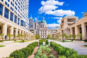 Indiana Government Center plaza