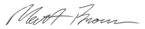 Matt Brown signature