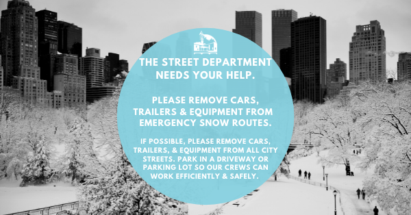 Street Dept. Needs Your Help