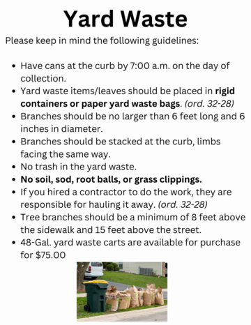 Yard Waste Information
