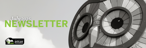 July 2025 Parks and Recreation Newsletter Header