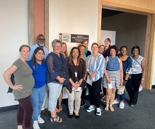 Picture of Kent County Staff visiting the Jim Crow exhibit