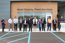 Picture of Fleet Services Building Ribbon Cutting