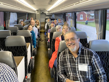 Picture of Bus tour group about agricultural preservation