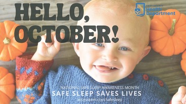 October is Infant Safe Sleep Month