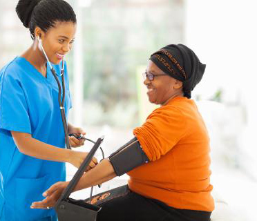 Picture of Nurse and Patient for Community Needs Assessment