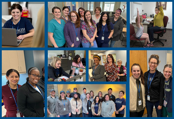 collage of health department staff