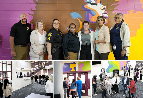 Collage of Images of the Sheriff's Office reopening event