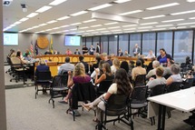 Image of a Board of Commissioners meeting