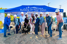 Image of groundbreaking for MoTown Square Apartments