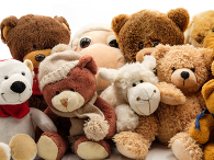 Image of a bunch of stuffed animals