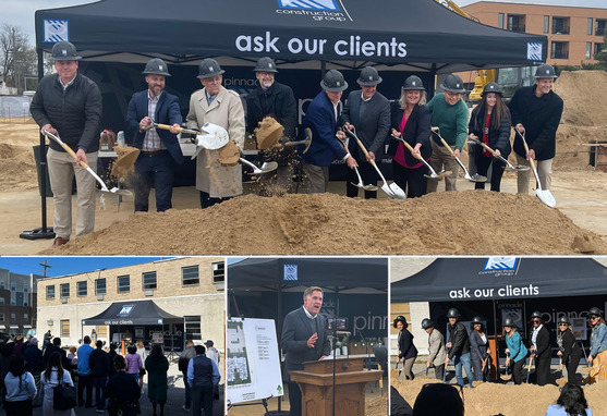 Image collage of Kent County’s Revolving Loan Fund groundbreaking ceremonies