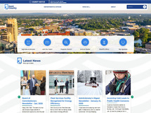 Image of new Kent County website homepage