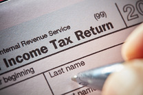 Image of a tax form