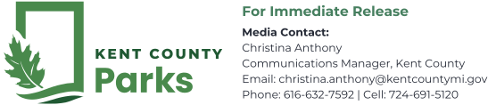 Header for Kent County Parks Department Media Releases - Christina Anthony