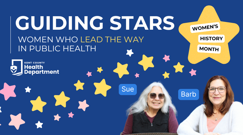 Barb Hawkins-Palmer and Sue Sefton are Pictured as Two Women Who Lead the Way in Public Health