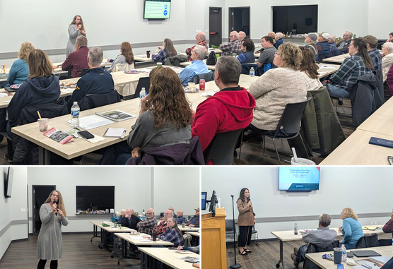 Image collage of Farming Forward event meeting