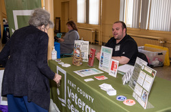Veterans Services at Grand Rapids Housing Commission Health Fair April 2025