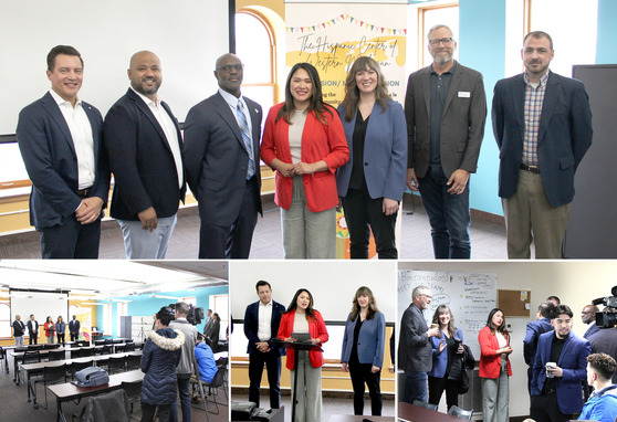 Image collage of Hispanic Center event