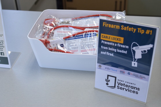Gun locks being handed out at Kent County Veterans Services