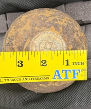 Civil War Era Cannonball