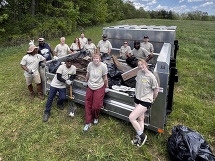Image of a group that did Parks cleanup