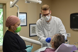 Veteran receiving care at My Community Dental Center in Walker