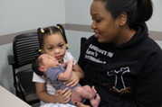 Family Sits During Appointment at the Kent County Health Department