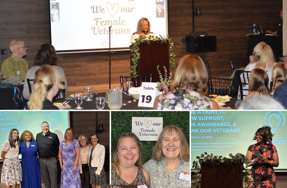 Image collage of Female Veterans Banquet