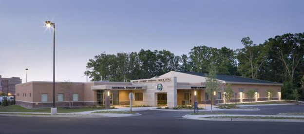 Image of the current Animal Shelter, buildt in 2009.