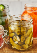 Image of canned pickling cucumbers