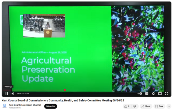 Agricultural Preservation Presentation Screenshot