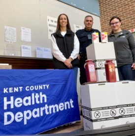 Health Department Staff on National Drug Take Back Day