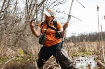 Image of Faith and a turtle