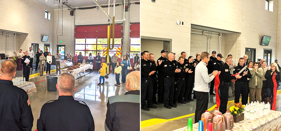 Image of Byron Township’s New Fire Station Opening and Ribbon Cutting