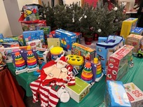 Image of unwrapped toys for children