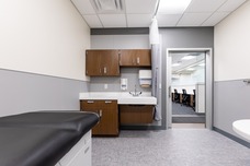 Image of a newly renovated patient room