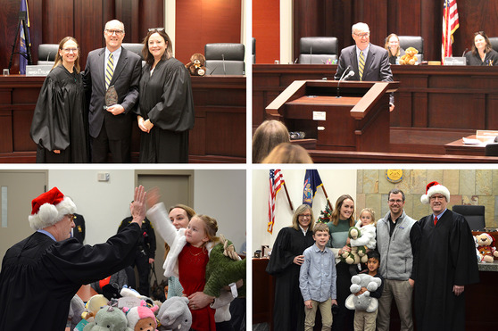 Image collage of Judge Ackert