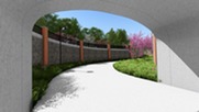Rendering of a Pedestrian Tunnel Under Northland Drive 
