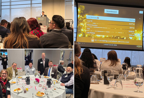 Community leaders at Chamber event