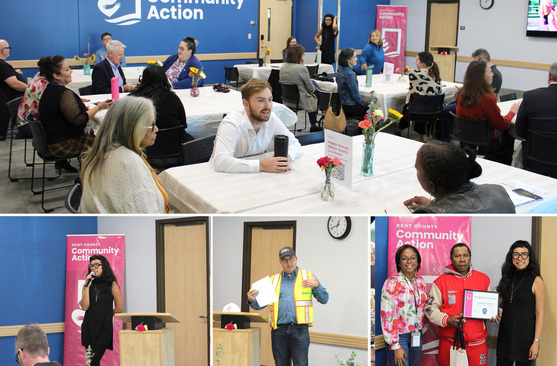 Photo collage from the Happy Homes, Happy Hearts event