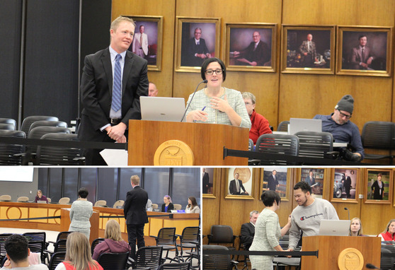 Image collage of the presentation about the Domestic Violence Court Program