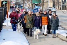 Image of people walking in Walk For Warmth 