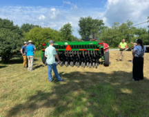 Image of people in a field
