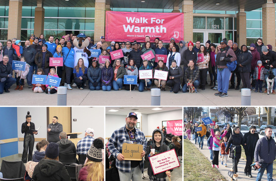 Image collage of Walk for Warmth