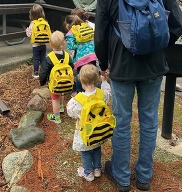 Young Kent County Residents Enjoy a Bumblebee Nature Walk as Part of Blandford Nature Center's Nature Neighbors Program in Kent County Parks